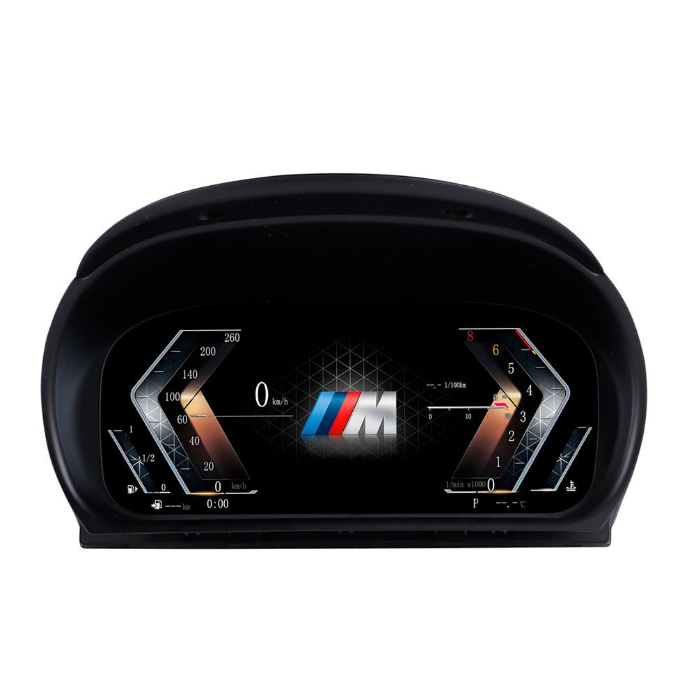 Цифровая приборная панель для BMW 3 серии (кузов E90 / E91 / E92)  (2005-2012) поддержка CarPlay / Android Auto