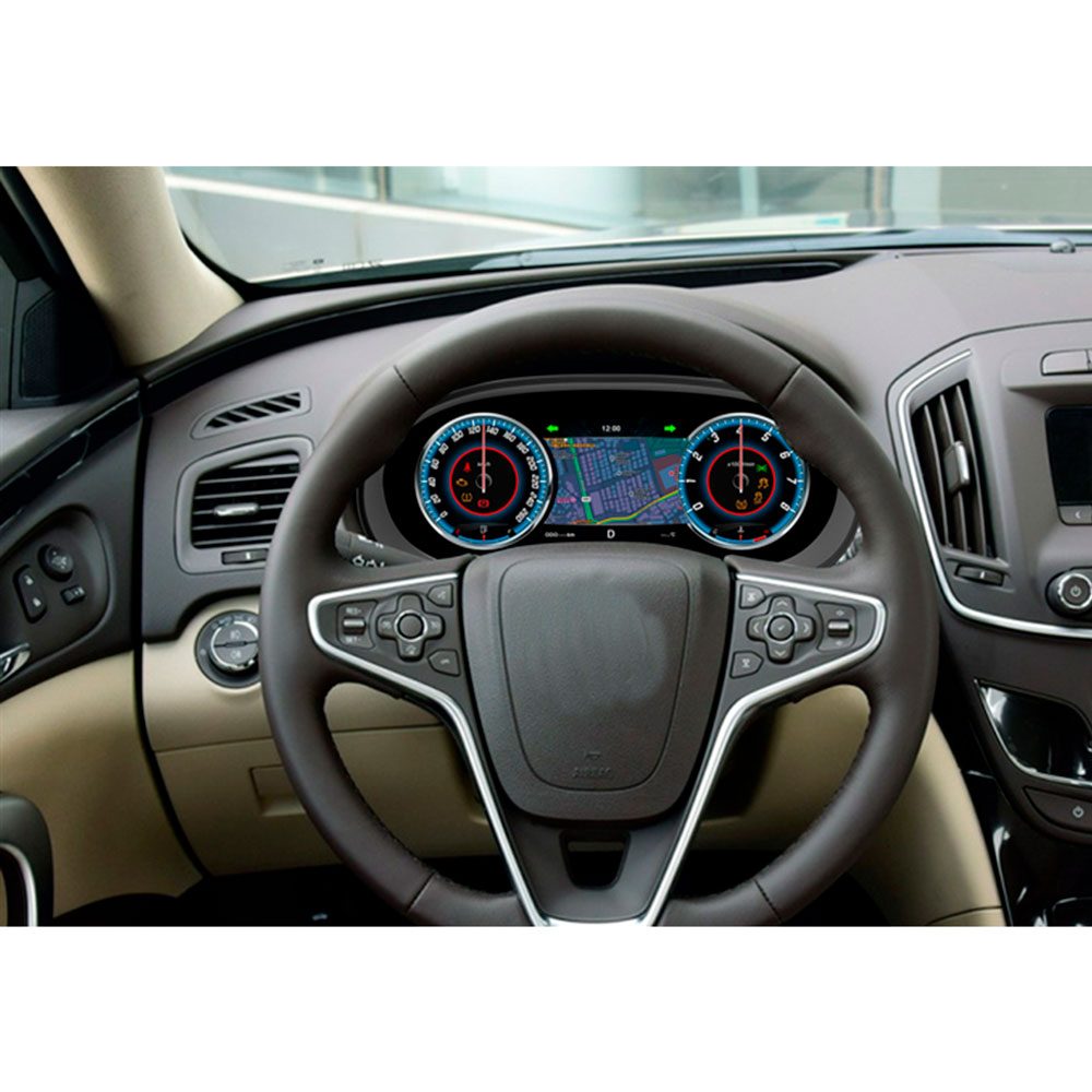 Цифровая приборная панель для Opel Insignia (2009-2017) / Buick Regal (2009-2017) (макс. комплектация авто)