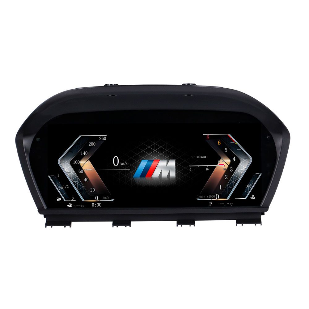 Цифровая приборная панель для BMW 1 серии (кузов F20 / F52) (2014-2022）/ 2 серии (кузов F22) (2013-2019) / X1 (кузов F48 / F49) (2016-2022）/ X2 (кузов F39) (2018-2022) поддержка CarPlay / Android Auto