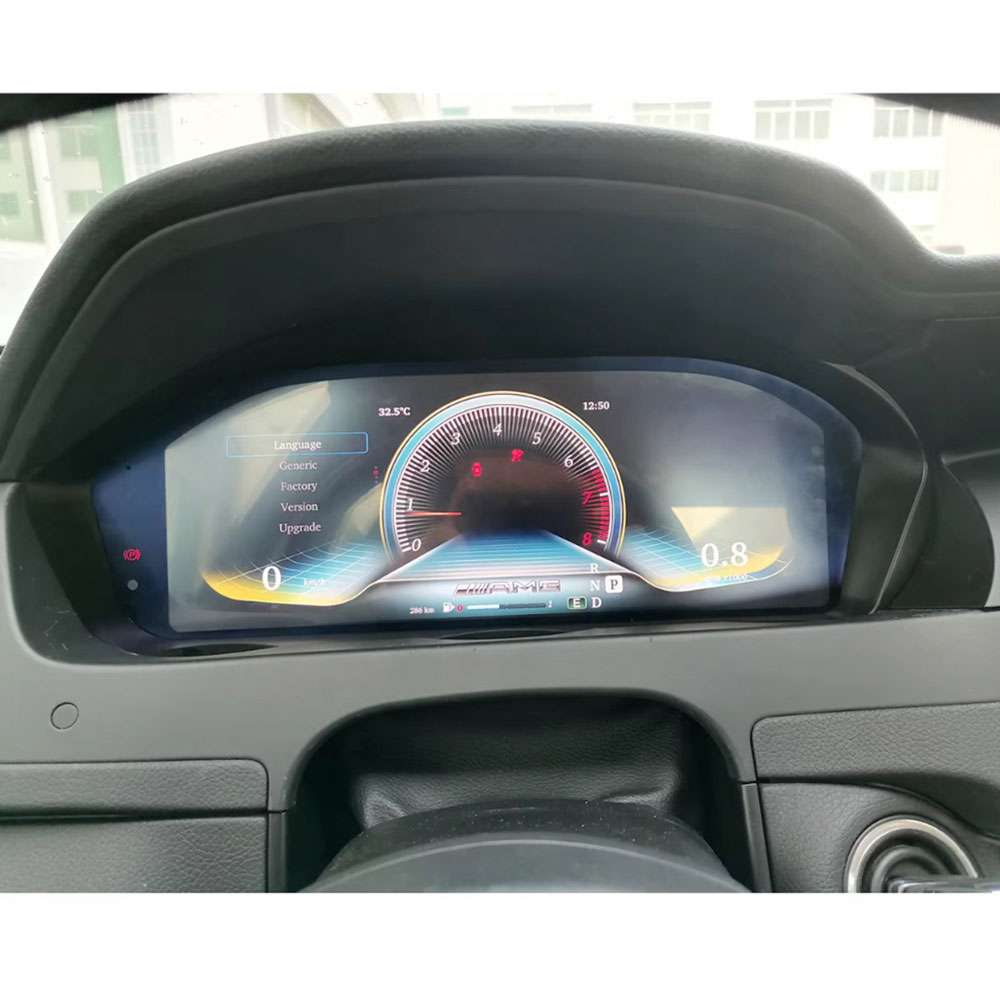 Цифровая приборная панель для Mercedes Benz C-Class (2011-2014) кузов W204