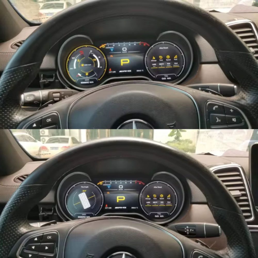 Цифровая приборная панель для Mercedes Benz ML/GL (2012-2015) / G-Class (2013-2018) / GLE (2015-2019) / GLS (2016-2019)