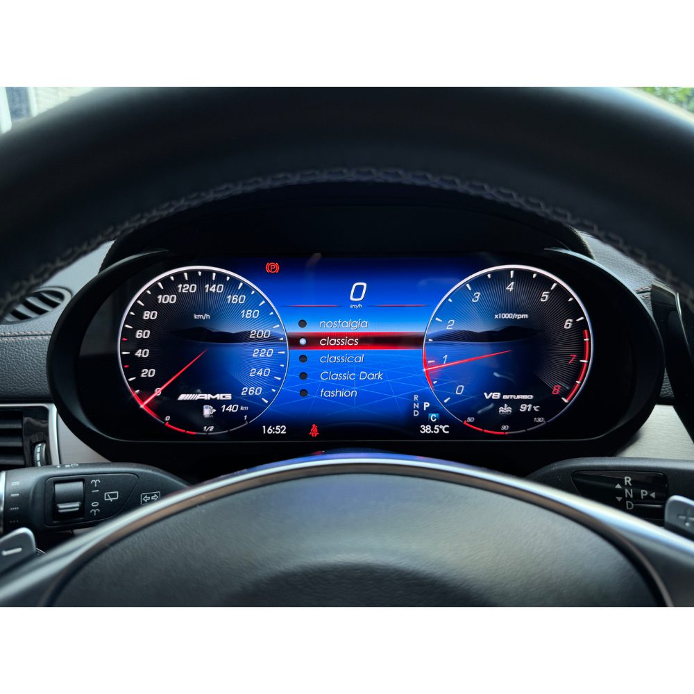 Цифровая приборная панель для Mercedes Benz C-Класс (W205) (2015-2018) поддержка CarPlay / Android Auto