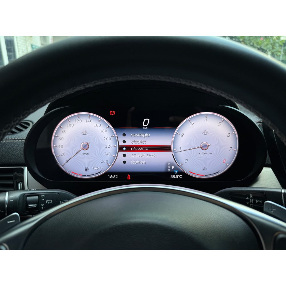 Цифровая приборная панель для Mercedes Benz C-Класс (W205) (2015-2018) поддержка CarPlay / Android Auto