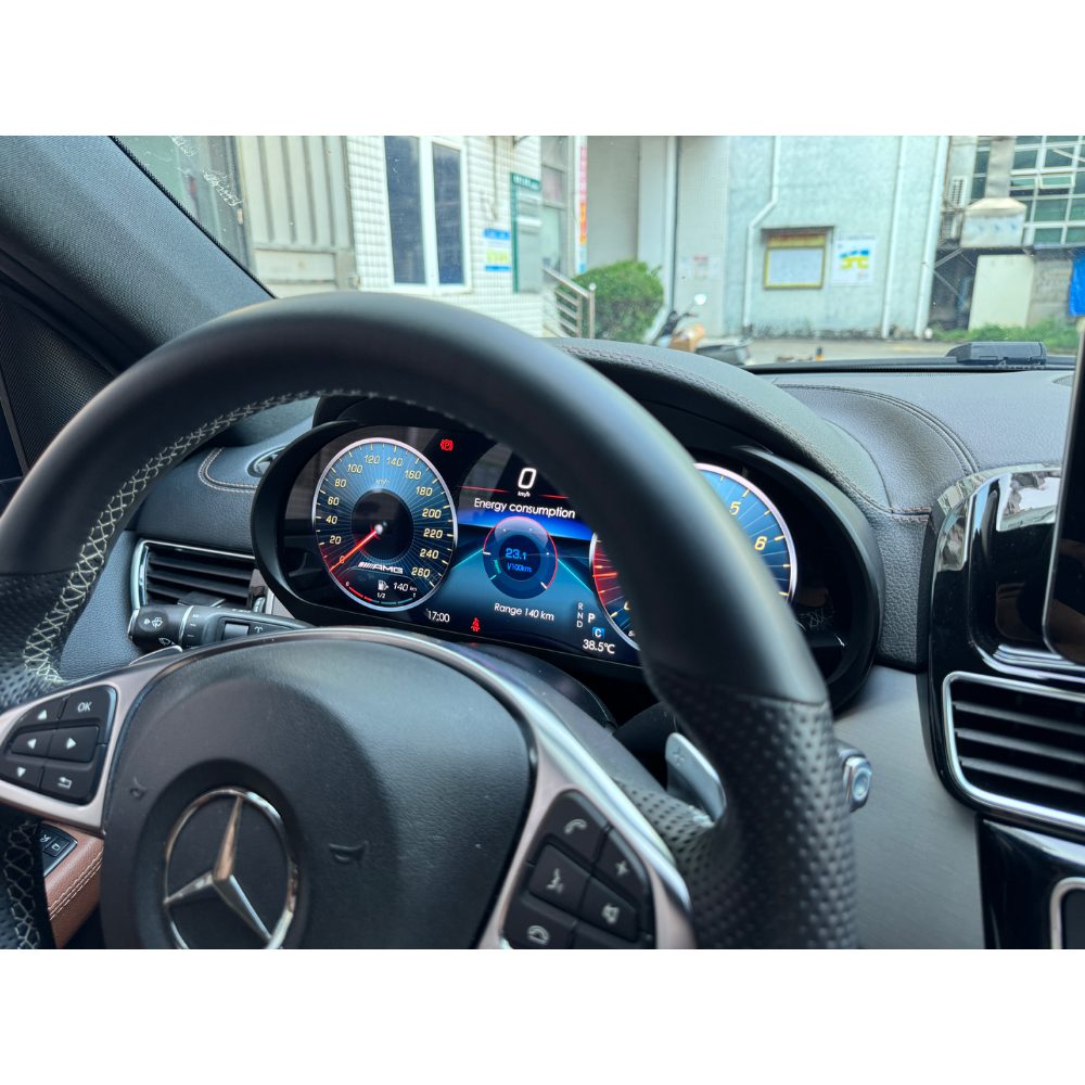 Цифровая приборная панель для Mercedes Benz C-Класс (W205) (2015-2018) поддержка CarPlay / Android Auto