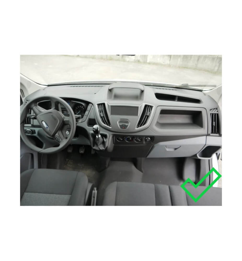 Переходная рамка для установки в Ford Transit (2014+) RedMOD RAM-9448 (для комплектации без CD)