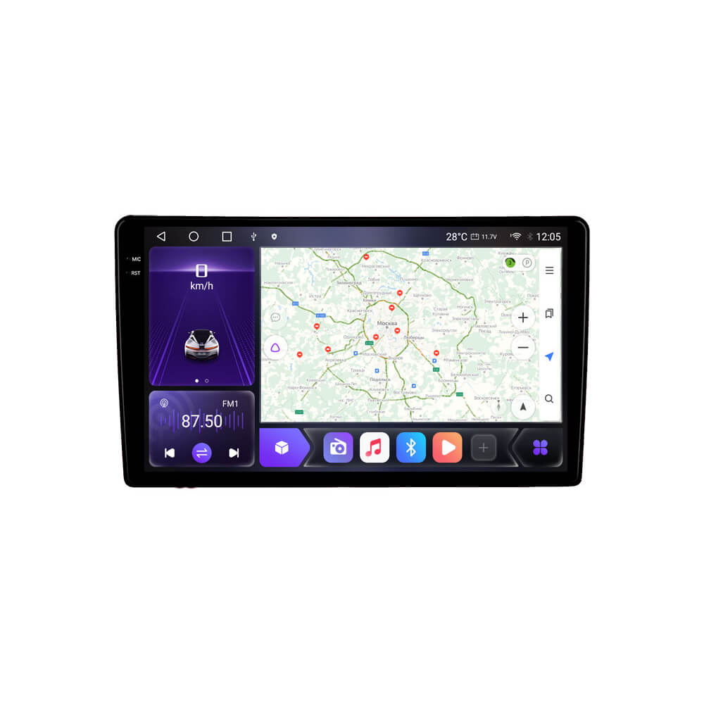 Автомагнитола Универсальная 2K 2000×1200 RedMOD TS10-0002 Экран 9.5″ или 10.36″